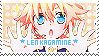 len looking cute stamp